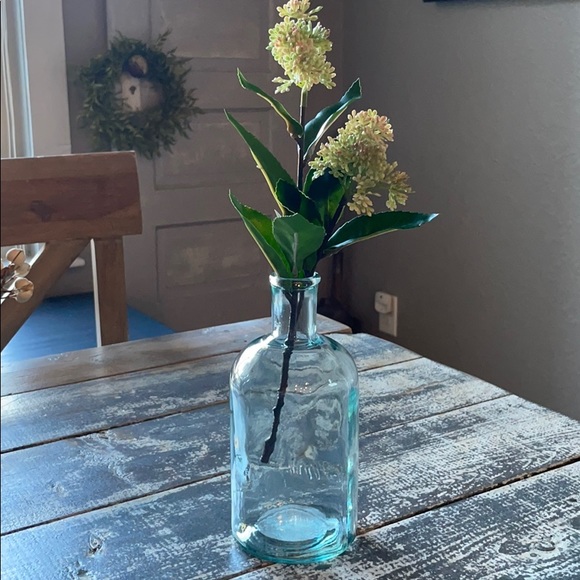 Hearth & Hand blue vintage bottle vase+Mothers Day - Picture 2 of 8